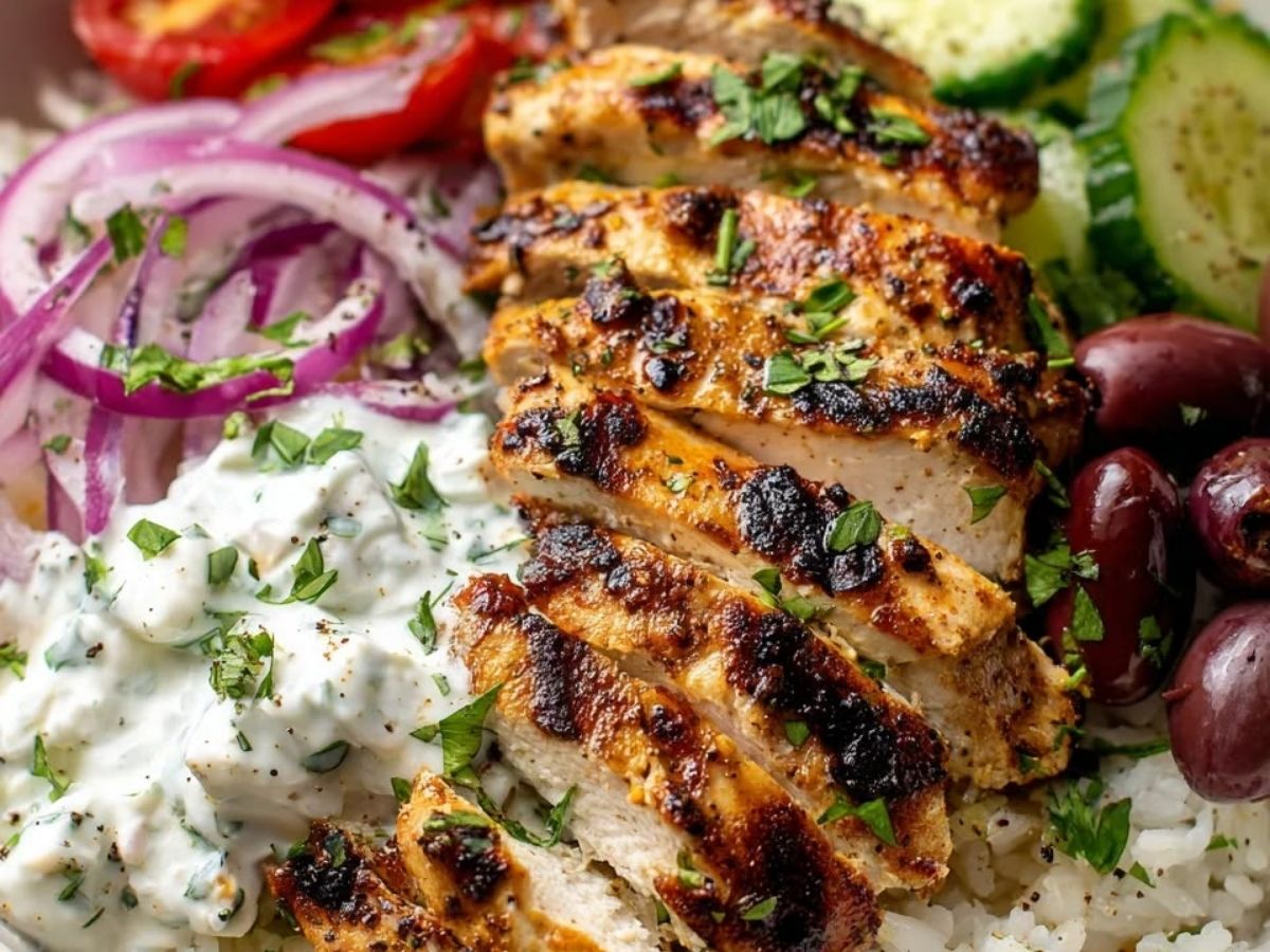 Greek Chicken Grain Bowl